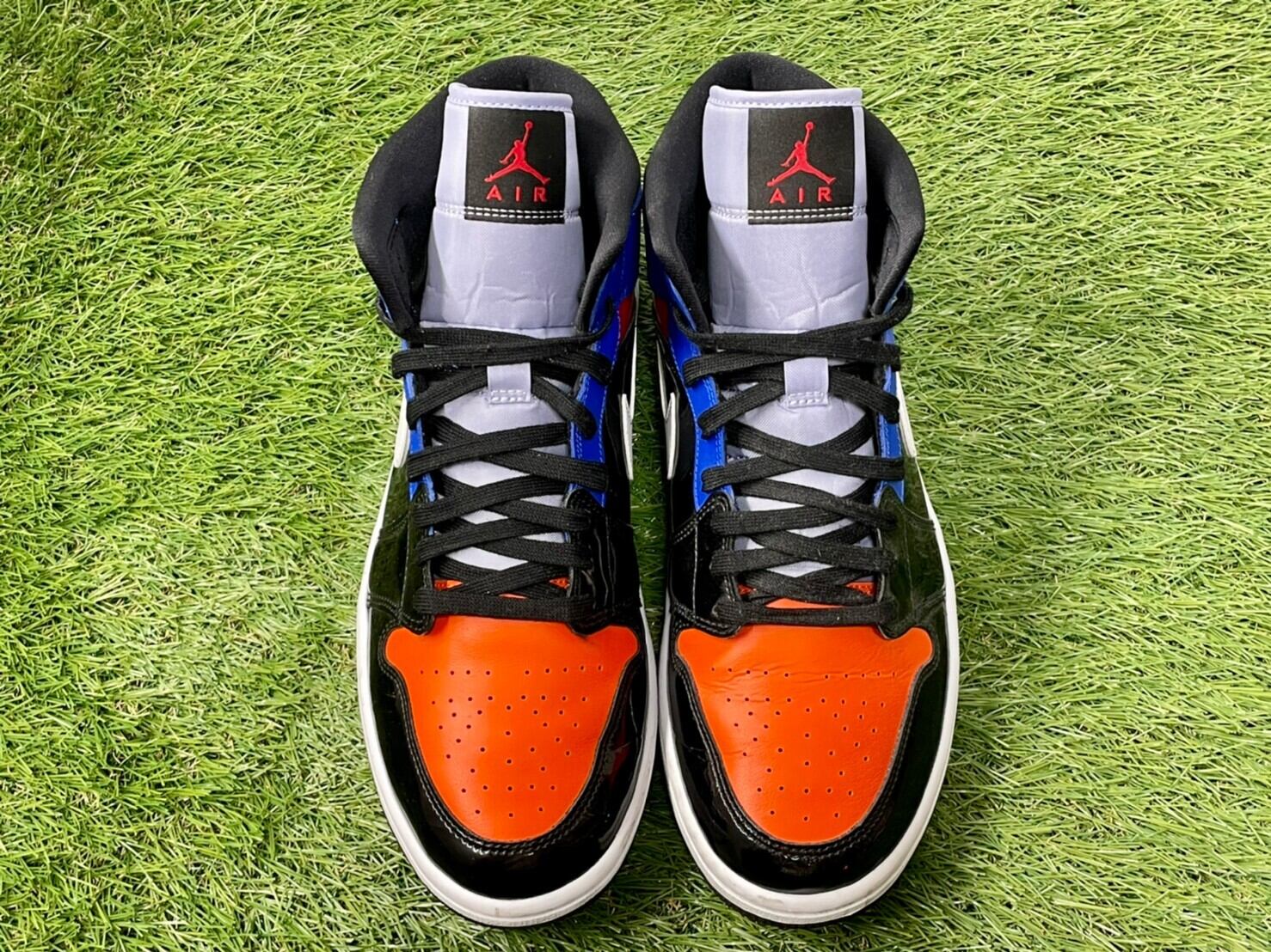 NIKE WMNS AIR JORDAN 1 MID SE PATENT BLEND 29cm CV5276-001 1232 