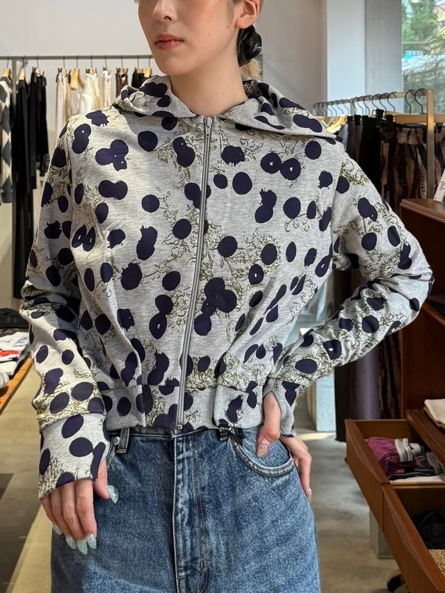 【26AW | WOMEN】Karlaidlaw  カーライドロー / フーディー / Polka-Dot Jacket. KLSS26J17