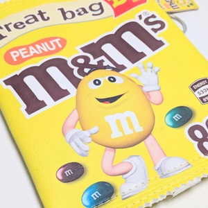 【 Snack Pack Pouch（ スナックパックポーチ ） 】『 m&m's / エムアンドエムズ / YELLOW 』小物入れ / コスメポーチ 〚アメリカン雑貨 アメトイ〛