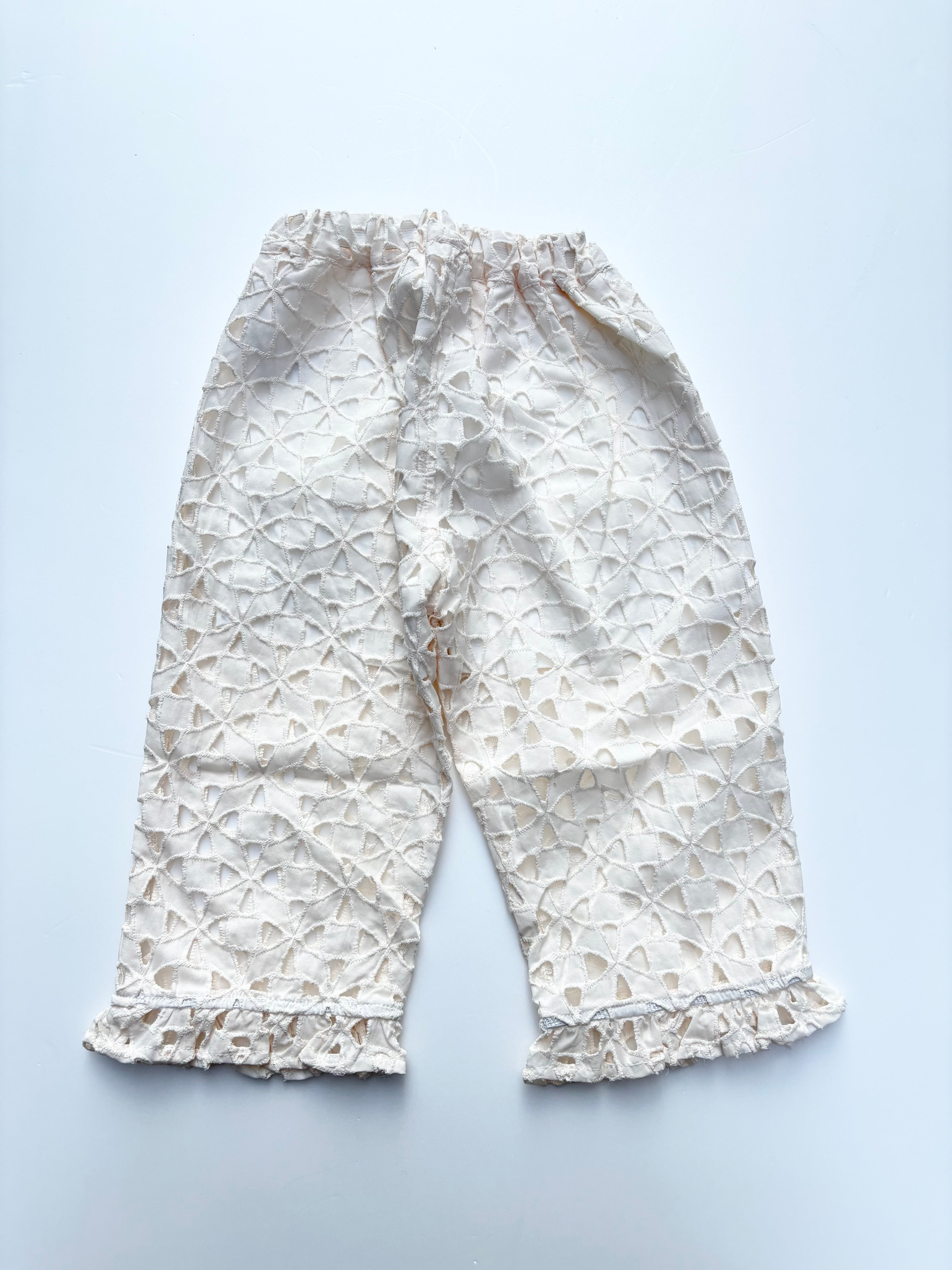 26SS】&PAL(アンドパル)レースパンツ アイボリー(80/90/100/110/120 26SS】&PAL(アンドパル)レースパンツ アイボリー(80/90/100/110/120