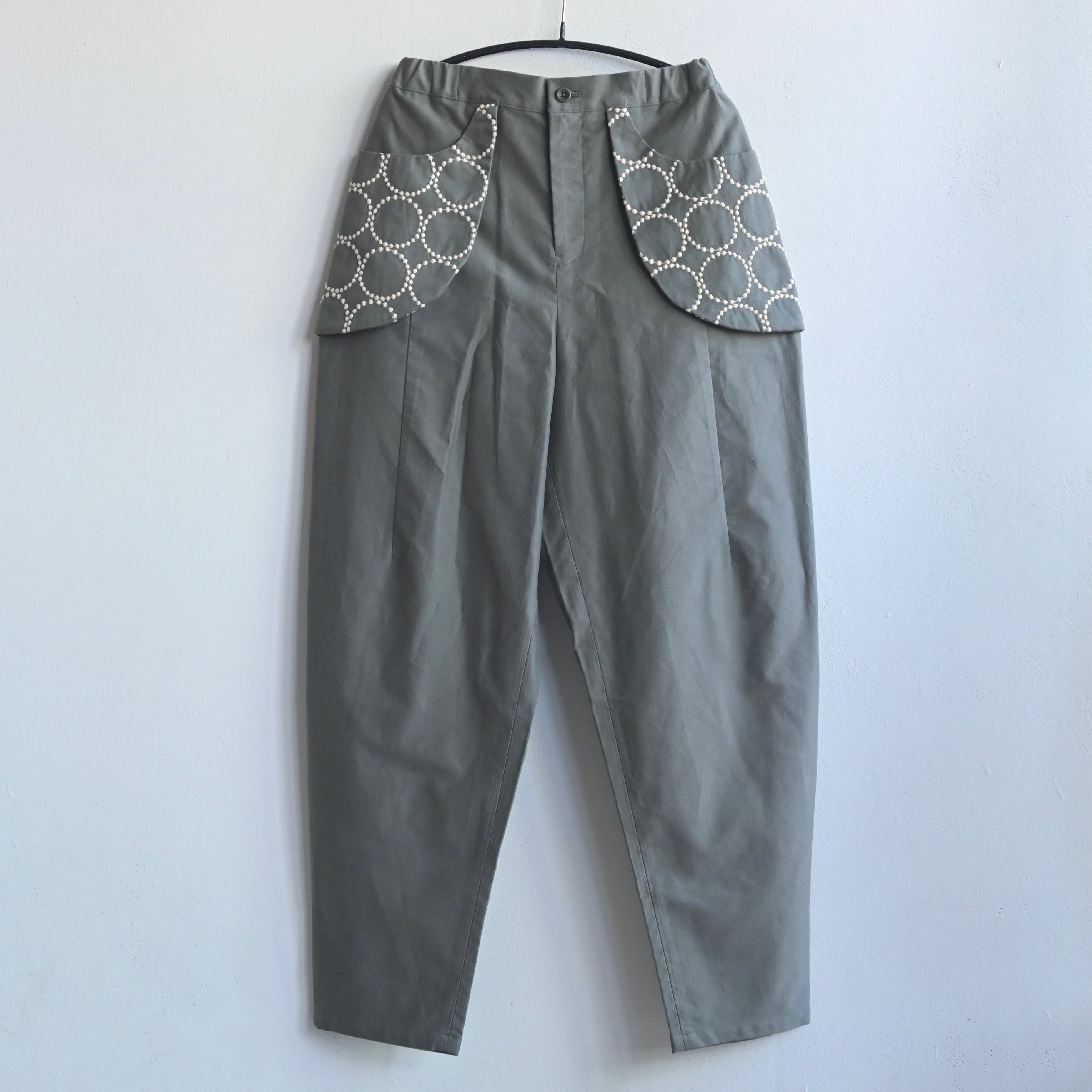 《mina perhonen 2025AW》tambourine パンツ / gray / 160cm