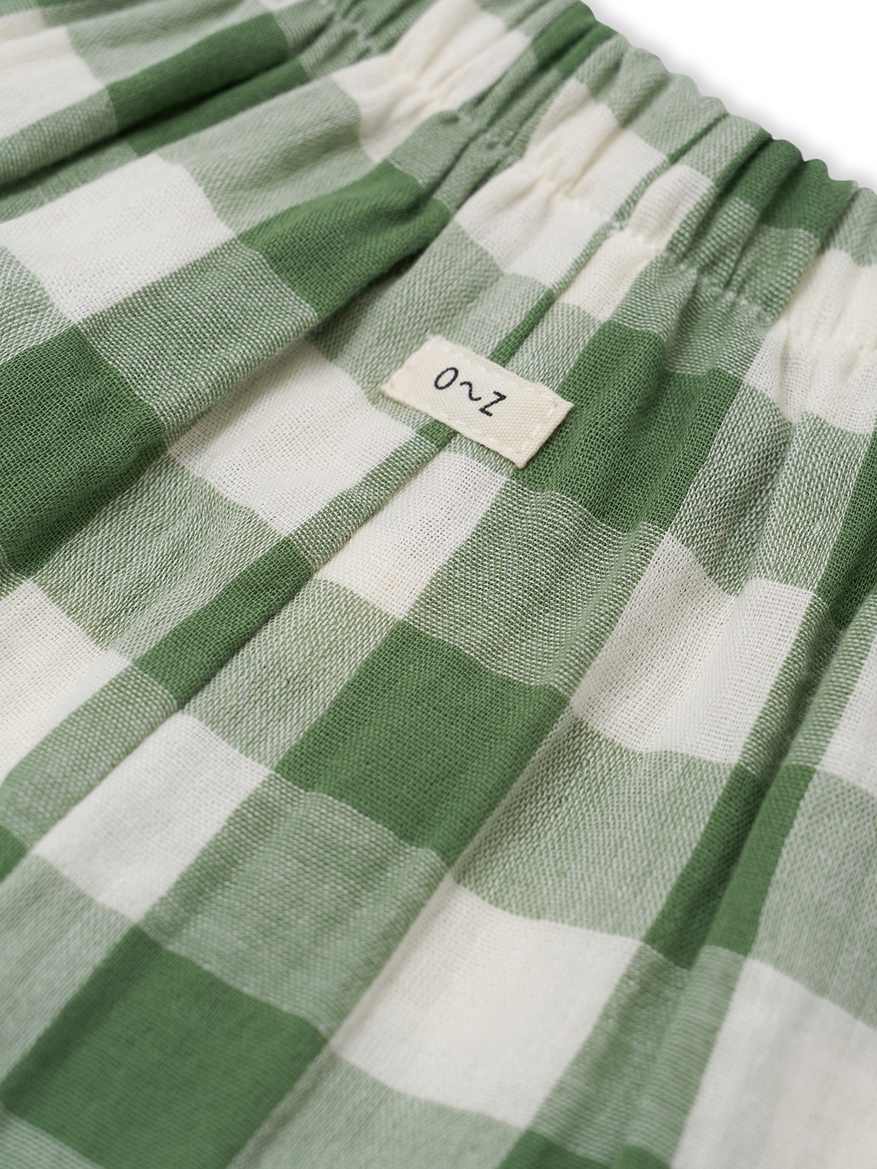 ORGANIC ZOO　Dill Gingham Frill Culottes