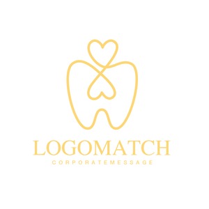 つながる優しさの歯医者さんロゴ