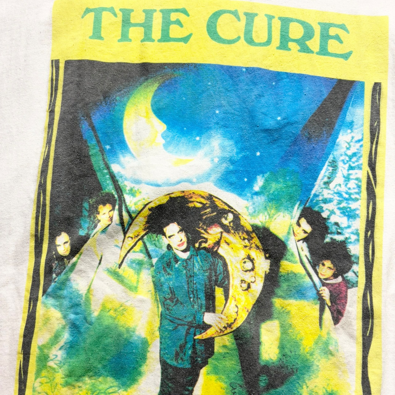 vintage 1990’s THE CURE music tee photographed by Paul Cox