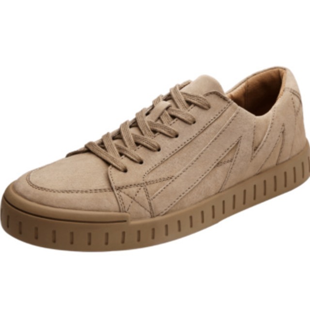 Vintage leather craft sneakers  [2 colors available]