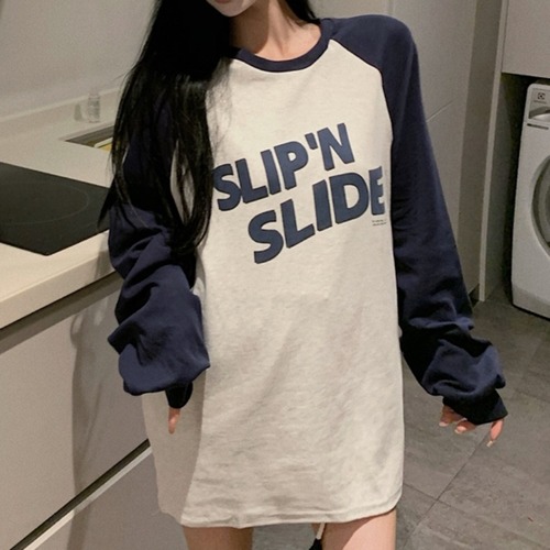 プリントロゴロングTシャツ    00130