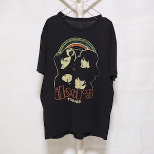 60s THE doors T-Shirt Black