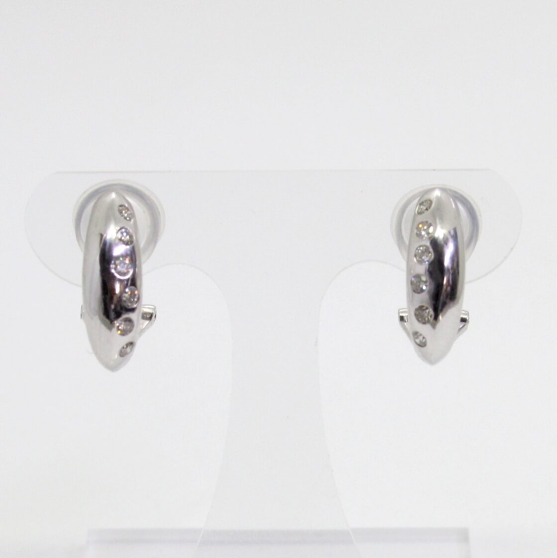 18金WG ダイヤ 計0.30ct ピアス兼イヤリング【中古】 | PAY ID