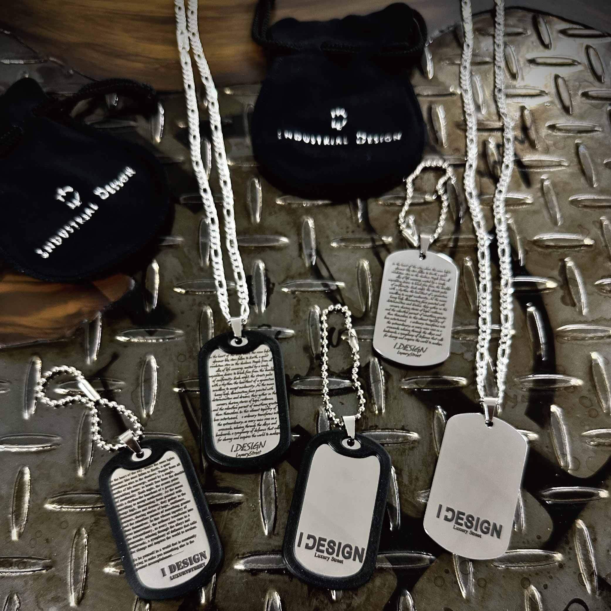 NEW DOG TAG / Titanium (ドッグタグ/チタン)1枚 | 【 I DESIGN】アイ