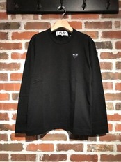 【PLAY COMME des GARCONS】T120 黒エンブレムロングスリーブカットソー