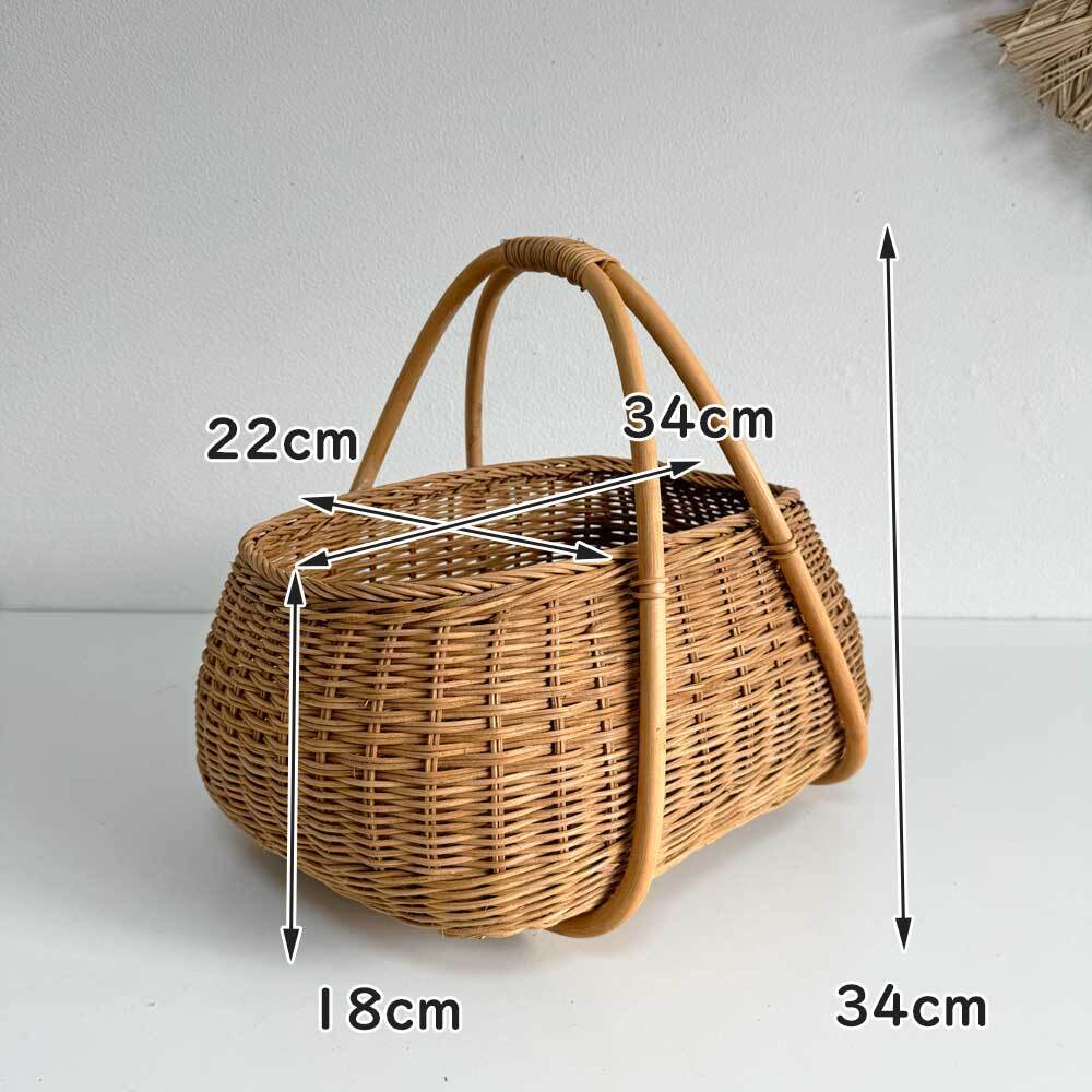 ラタン バスケット (RTA-903） | Naturalsoul