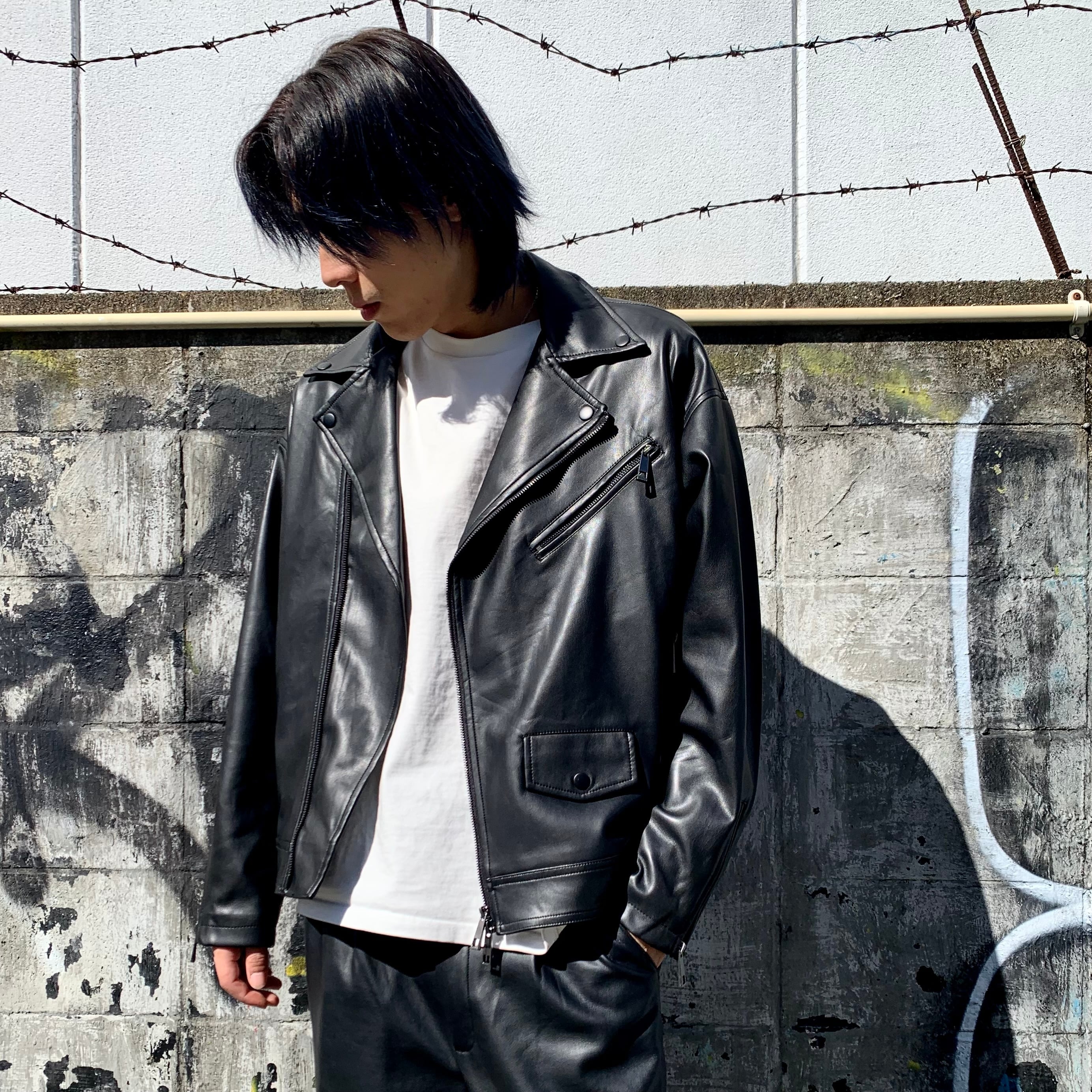 DOUBLE RIDERS アウター レザーブルゾン leather jacket STREET ストリート メンズ レディース ユニセックス