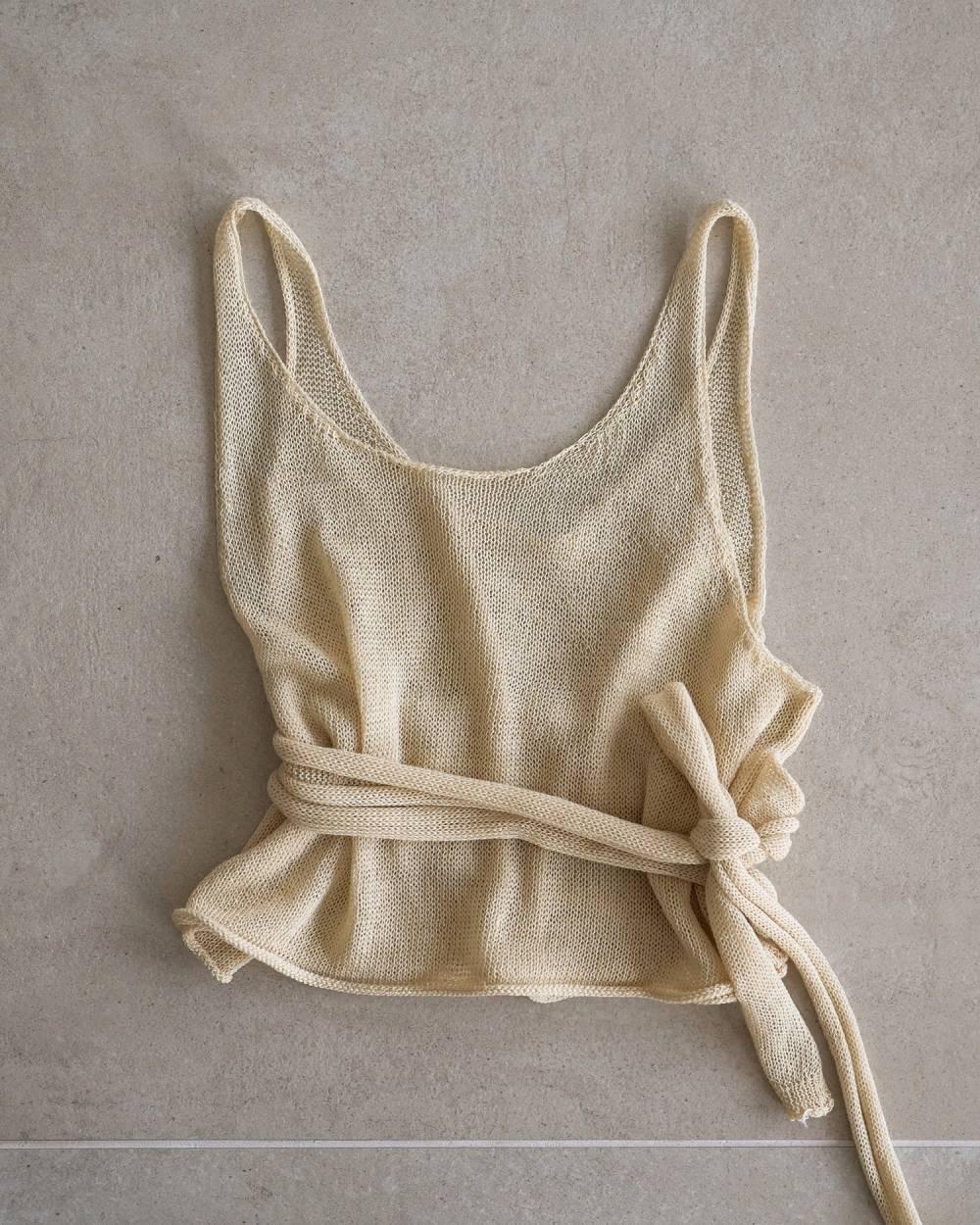 anuke】Wrapcami Layered Knit | LASHIC