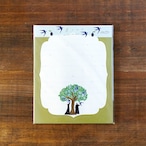 ◉【西淑】便箋2柄入レターセット「tree」