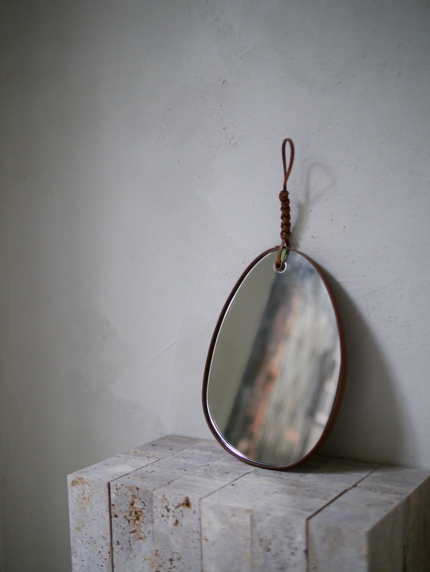 KAMAROAN Woven Pebble Mirror 26 | physis (ピュシス)