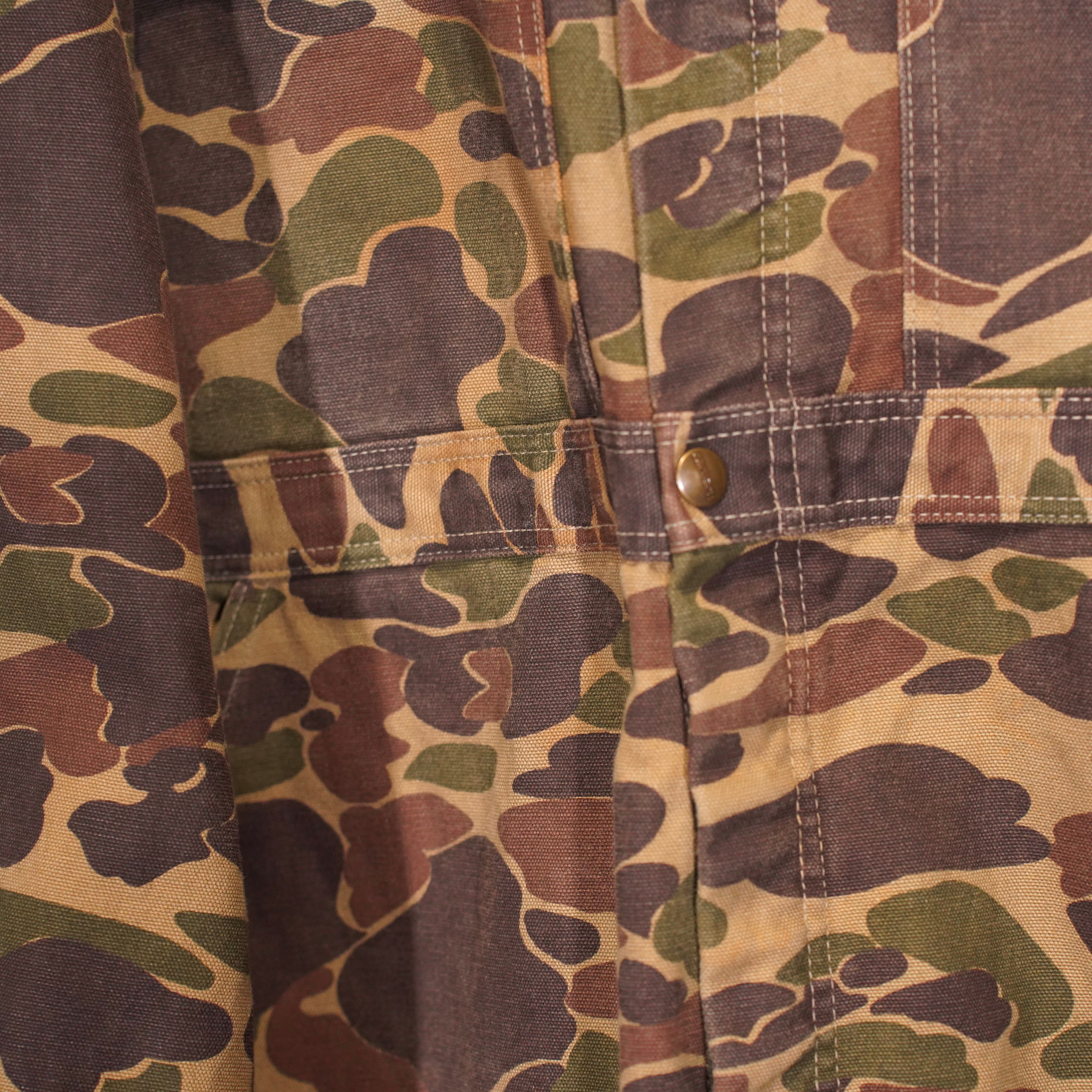 80's USA VINTAGE Carhartt DUCK HUNTER CAMOUFLAGE PATTERNED DUCK