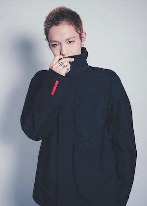 "PRADA SPORT" 2000's padded nylon stand collar jacket "BLACK"