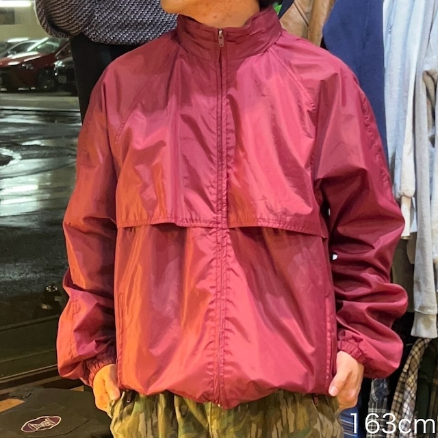 【80's】【ラグランスリーブ】Eddie Bauer    ナイロンジャケット　XL   ナイロン100%vintage