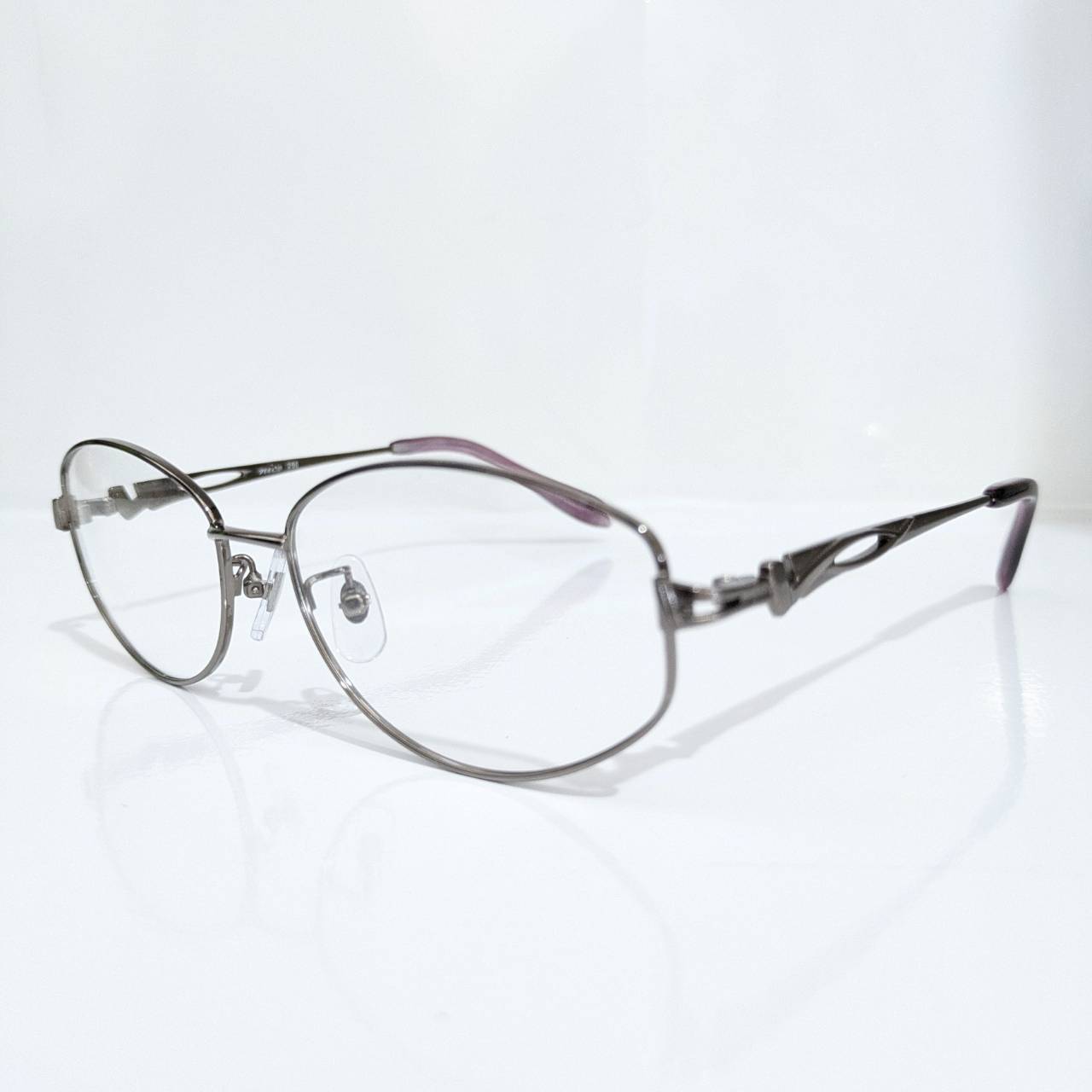 【NoNAME】 屈折率1.67遠近両用セット メタル シルバー
