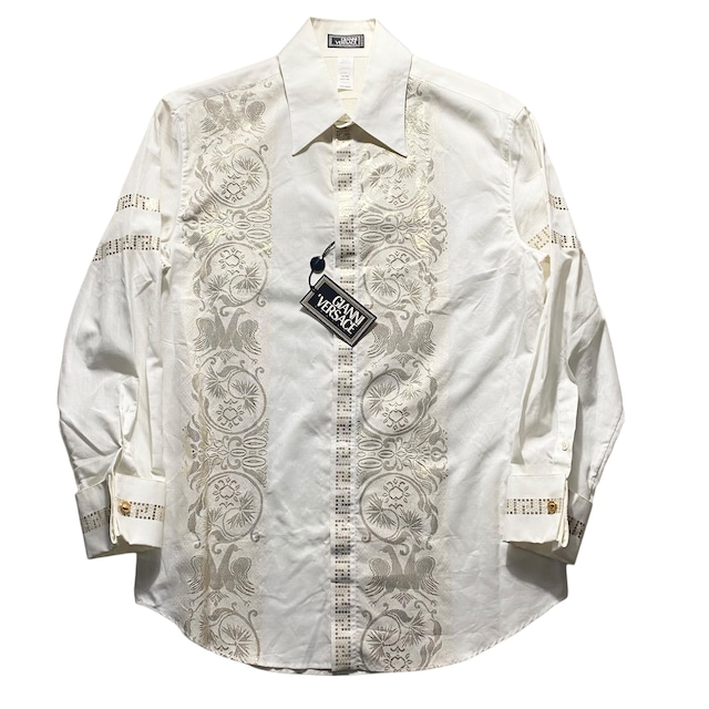 vintage GIANNI VERSACE lurex woven shirt