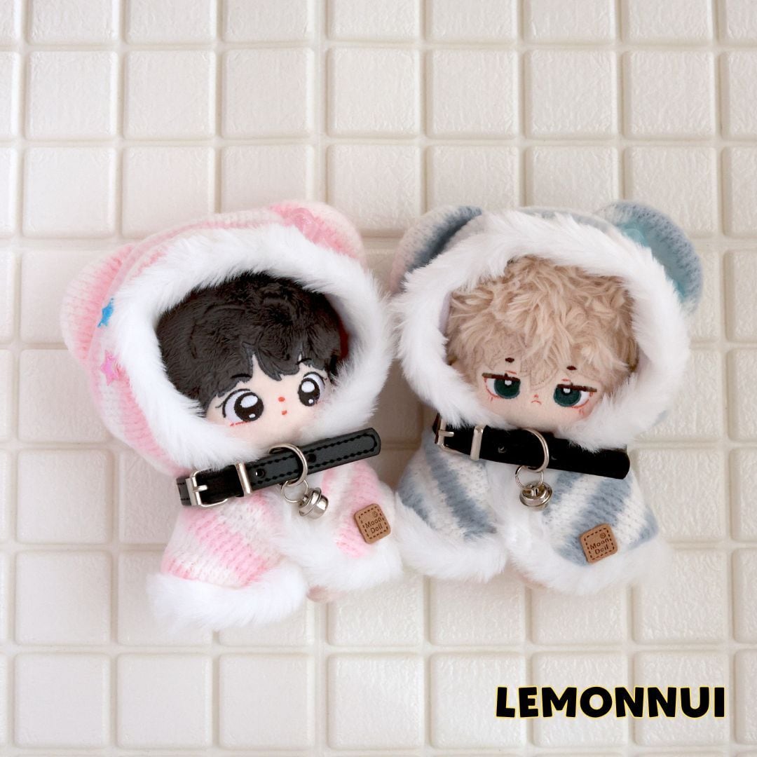 10cm 11cm ぬいぐるみ服 着せ替え 鈴付き ポンチョ チョーカー ぬい活