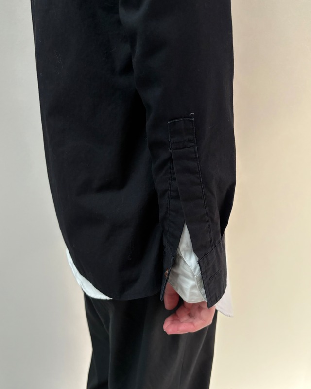 【16ss/Yohji Yamamoto POUR HOMME】no collar paint shirt