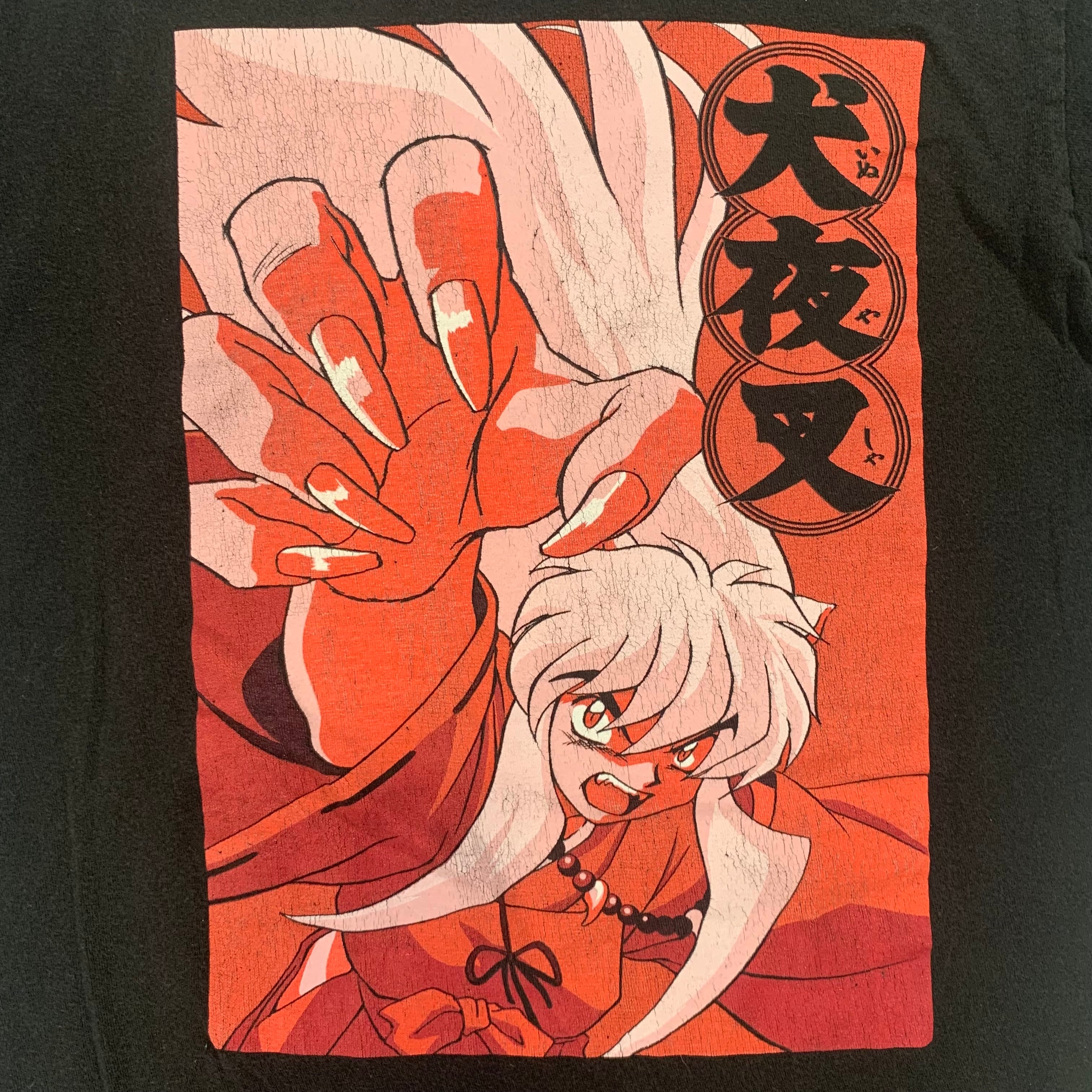 11634 犬夜叉 グラフィック Tシャツ ブラック M | San Fernando