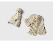 韓国子供服 / 26winter / KIDDLY / ヘリテージケーブルビーニー&マフラーセット / キッズ / 冬服 *FREE*