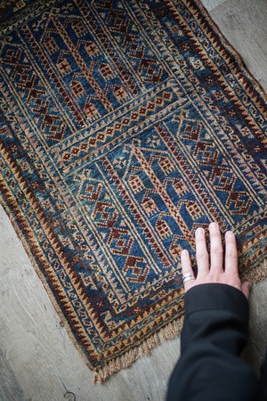 【255】Vintage Afghan AliKhoja rug 1970's