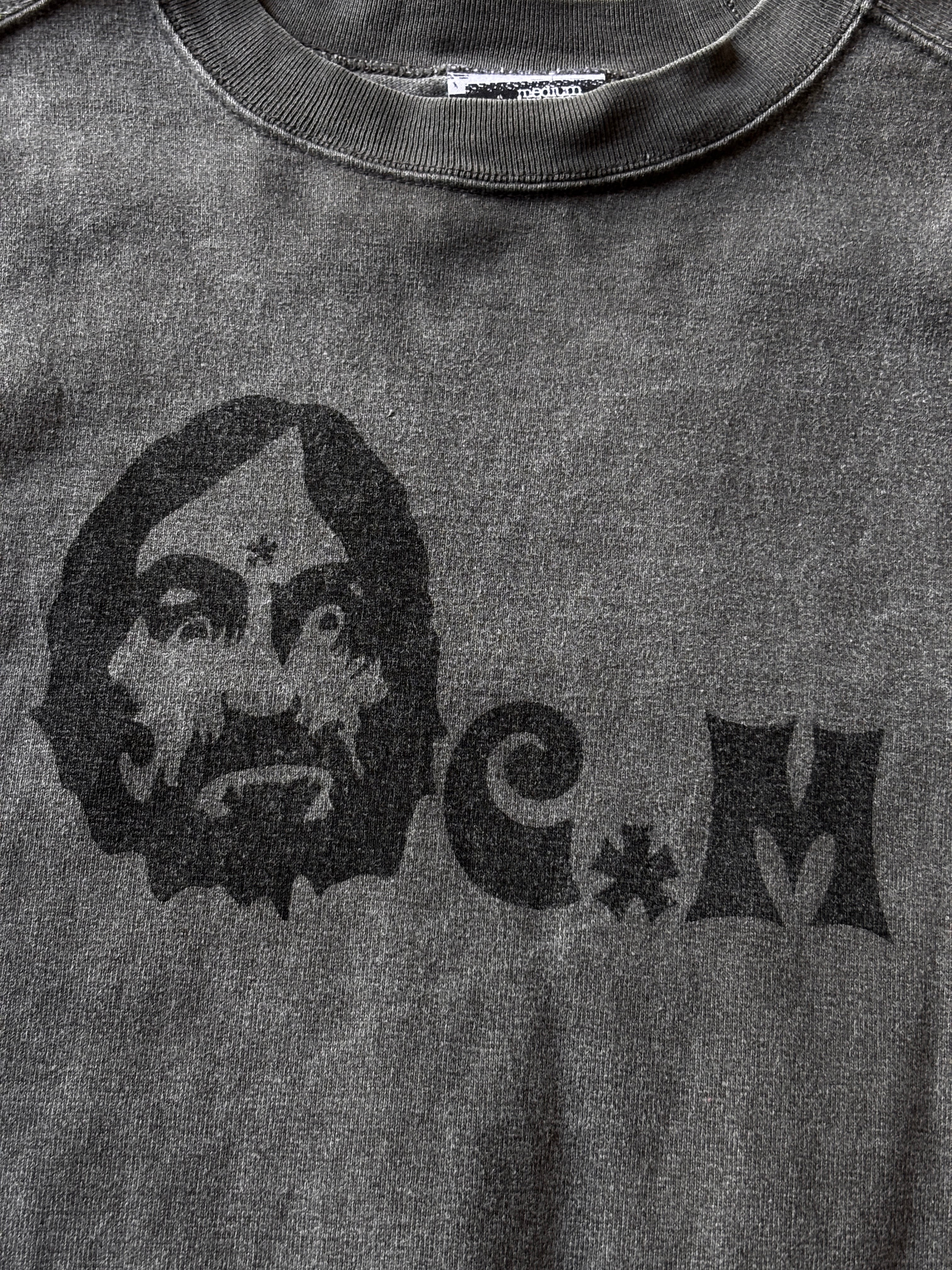 00s montage/Charles Manson Tee/M/チャリ－ルズマンソンプリントT