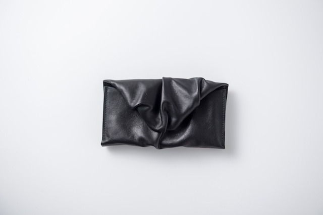 MUJI : long wallet.BLACK