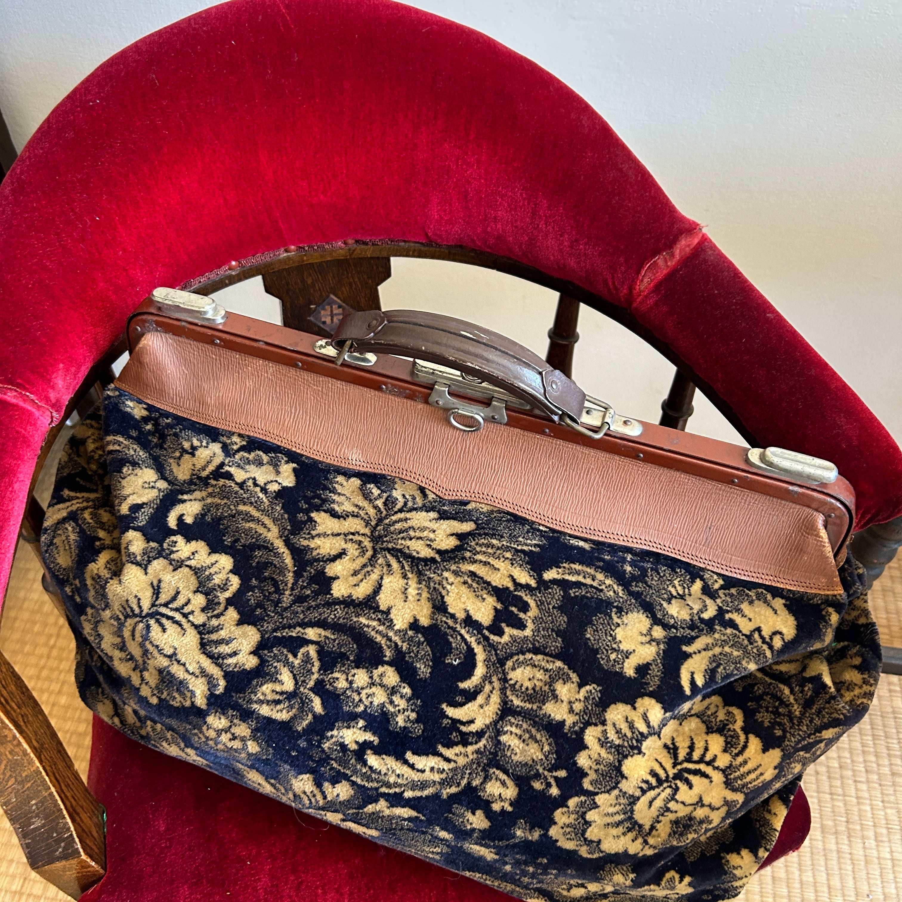 アンティーク 大正〜昭和初期 杉江さんの大きな旅行鞄 | bonbidou22