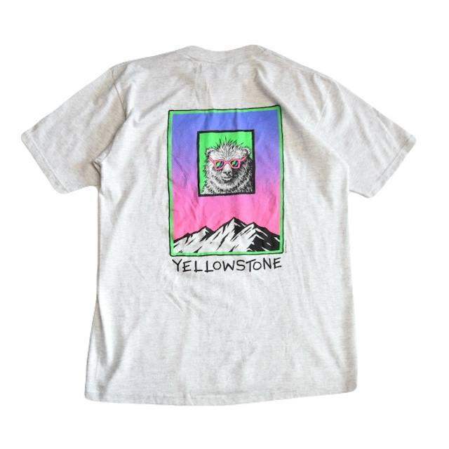 DEADSTOCK 90s "YELLOW STONE" T-shirt -Medium 02503