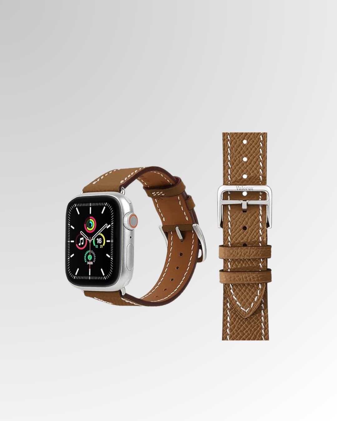 AppleWatchベルト エプソン ブラウン