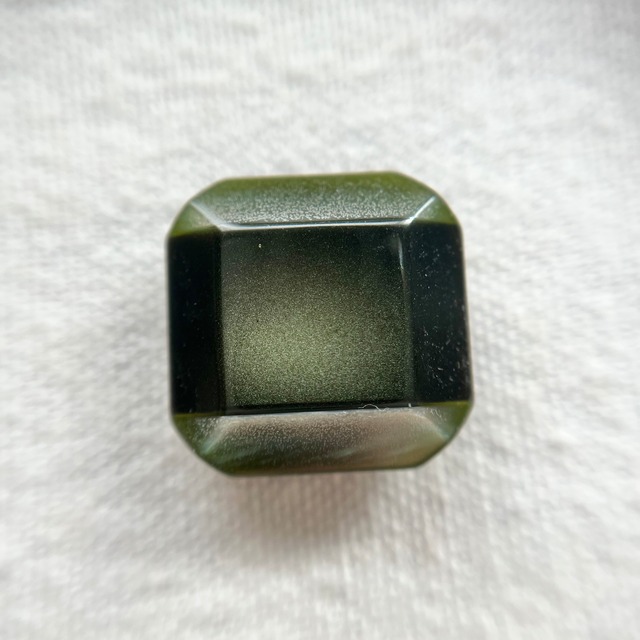 立体スクエア ディープグリーン 22.5mm