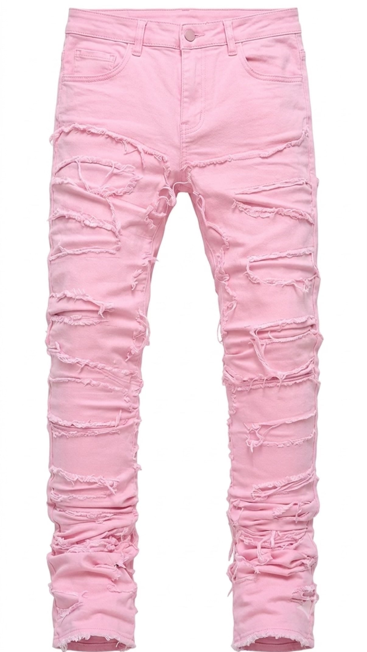 Stacked Flare Denim Pink | NEXSTARRIA