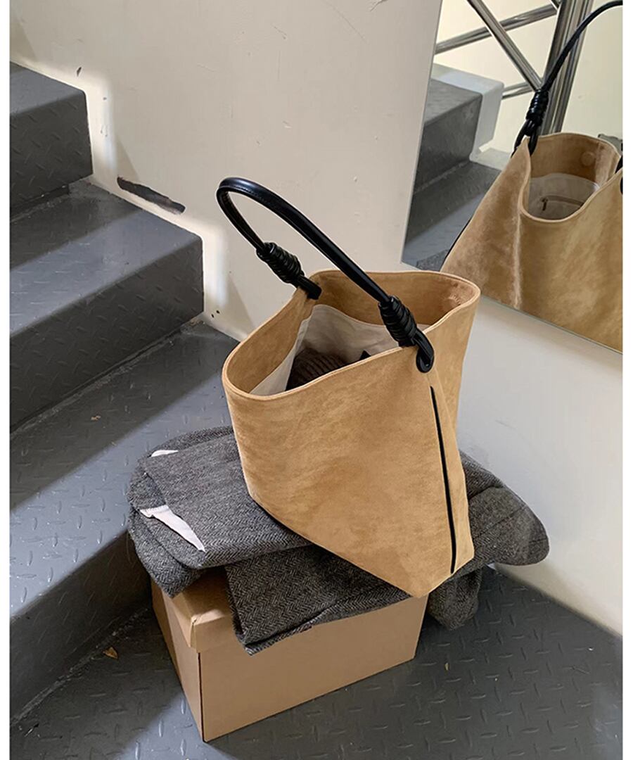 スエード調ショルダーバッグ【e-70323】