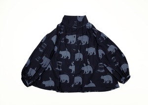 【24AW】michirico(ミチリコ)Little break shirts ブラック(S・M)シャツ