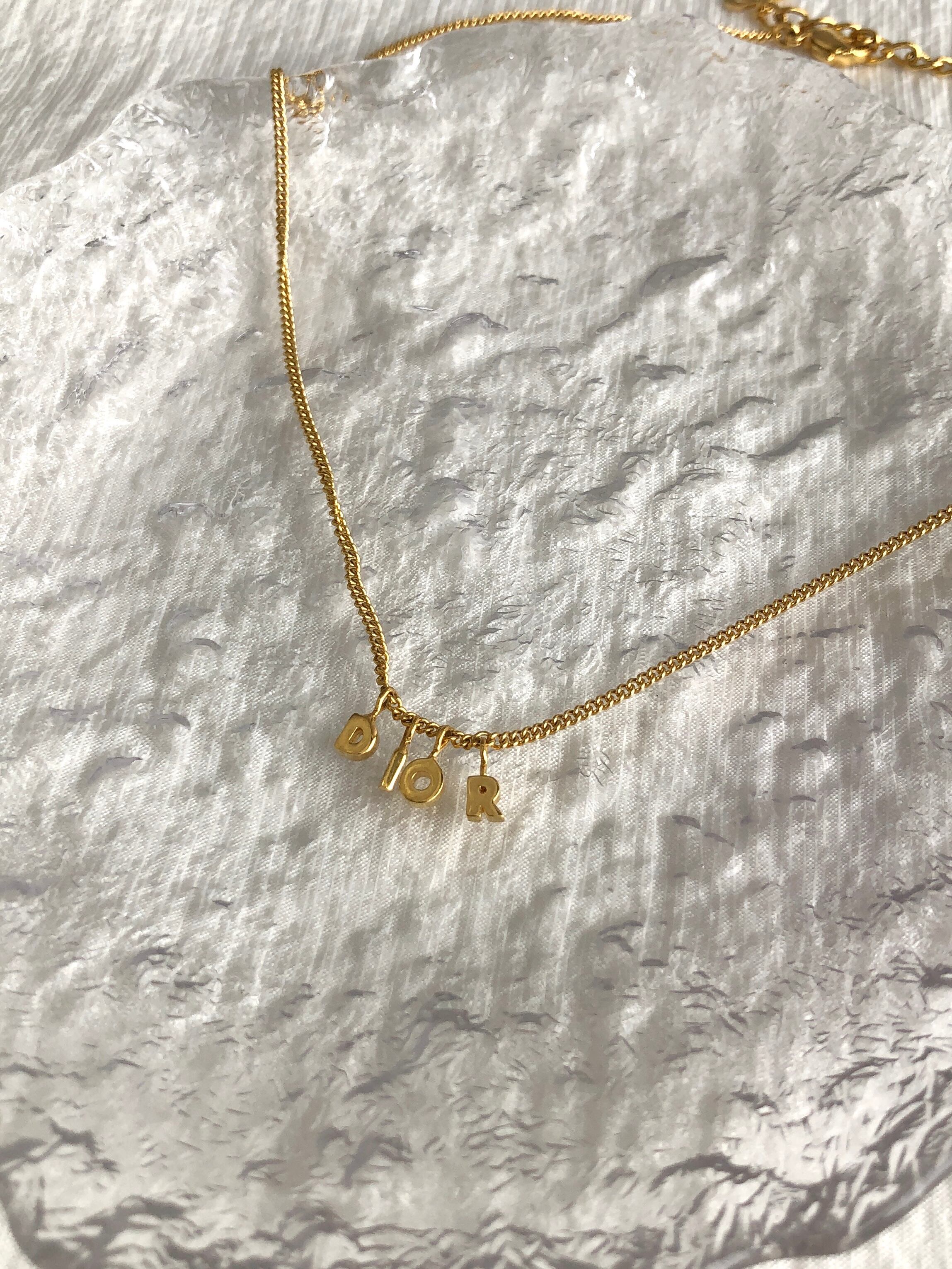 Christian Dior クリスチャン ディオール ネックレス ゴールド