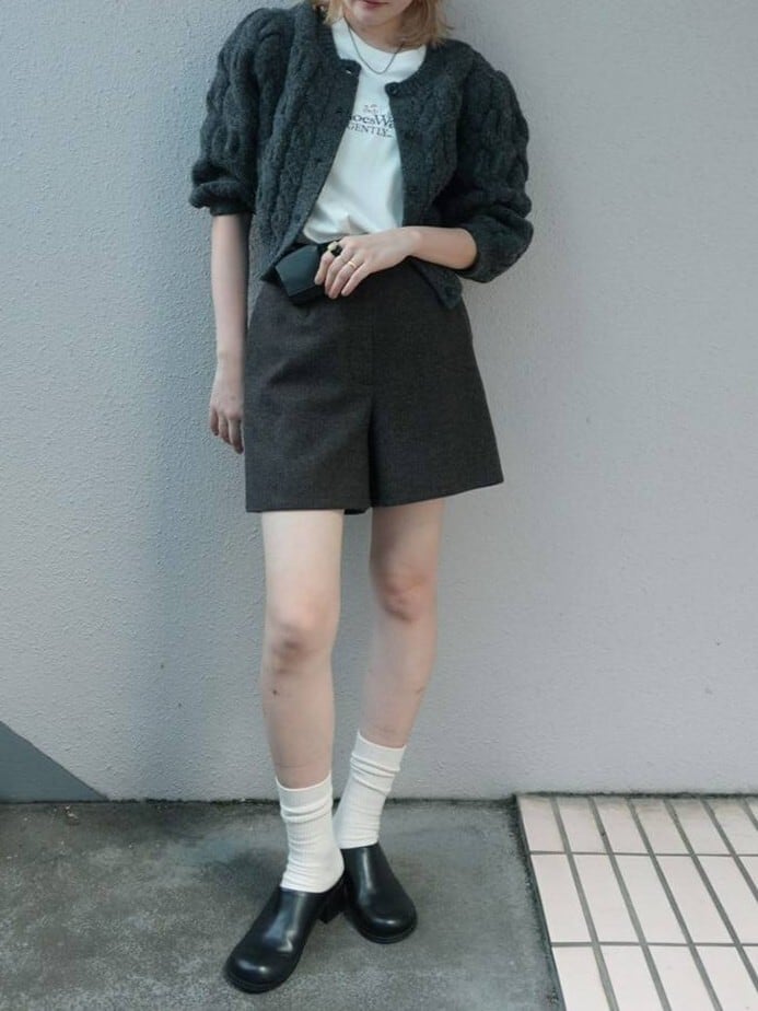 ànuke】Herringbone Short Pants | LASHIC