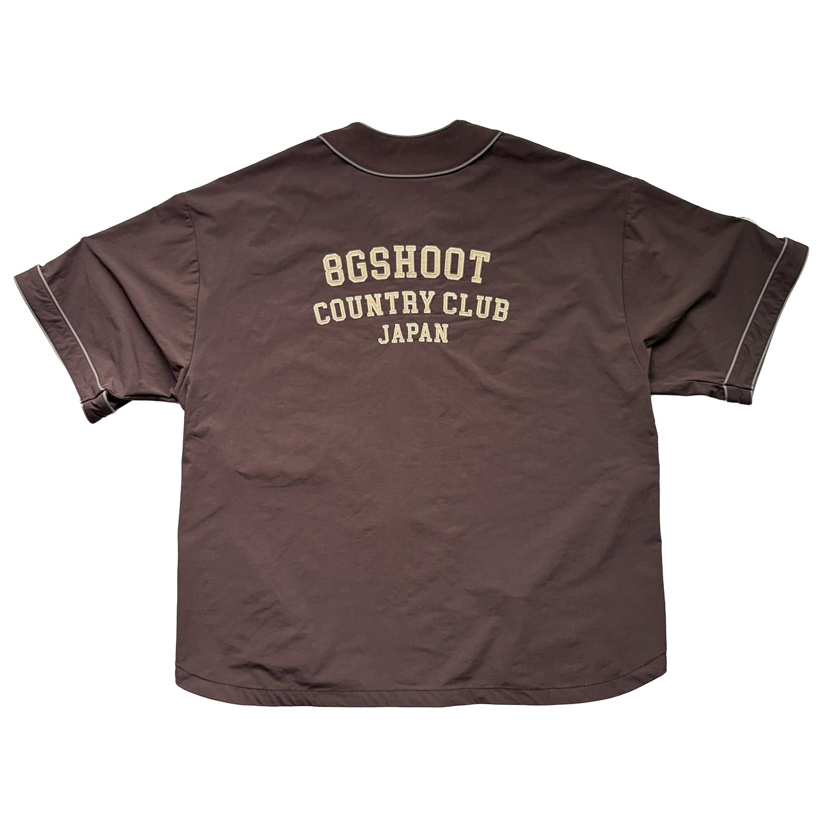GW限定値下げ‼️8G SHOOT オープンカラーシャツ　8gshoot 8G BASEBALL SHIRTS -BROWN- | 8G SHOOT WEBSTORE