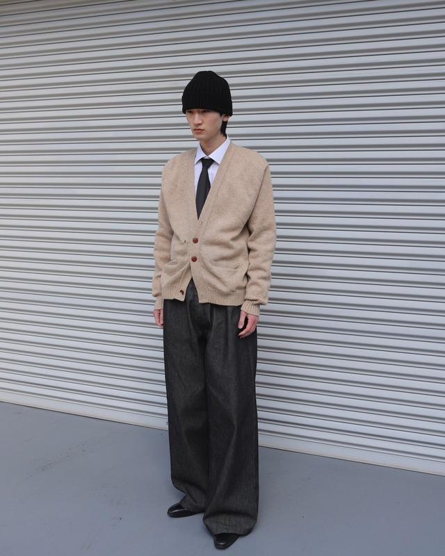short length clash cardigan