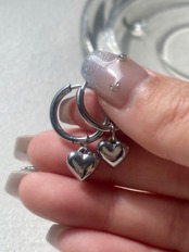 Heart charm pierce