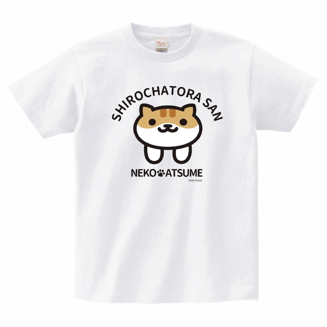 受注生産品】ねこあつめ ちゃとらさん 推しねこTシャツ 前プリント