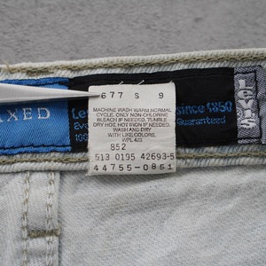 90s Levi's silverTab RELAXED denim pants "made in USA" [W34L30相当] 古着