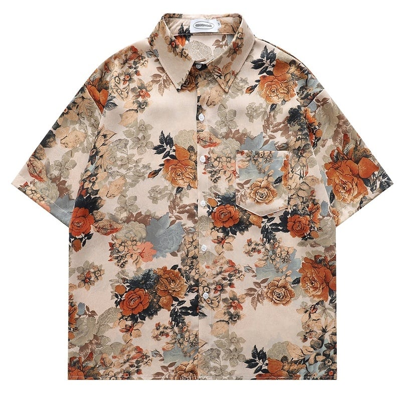 Retro floral shirt 3167