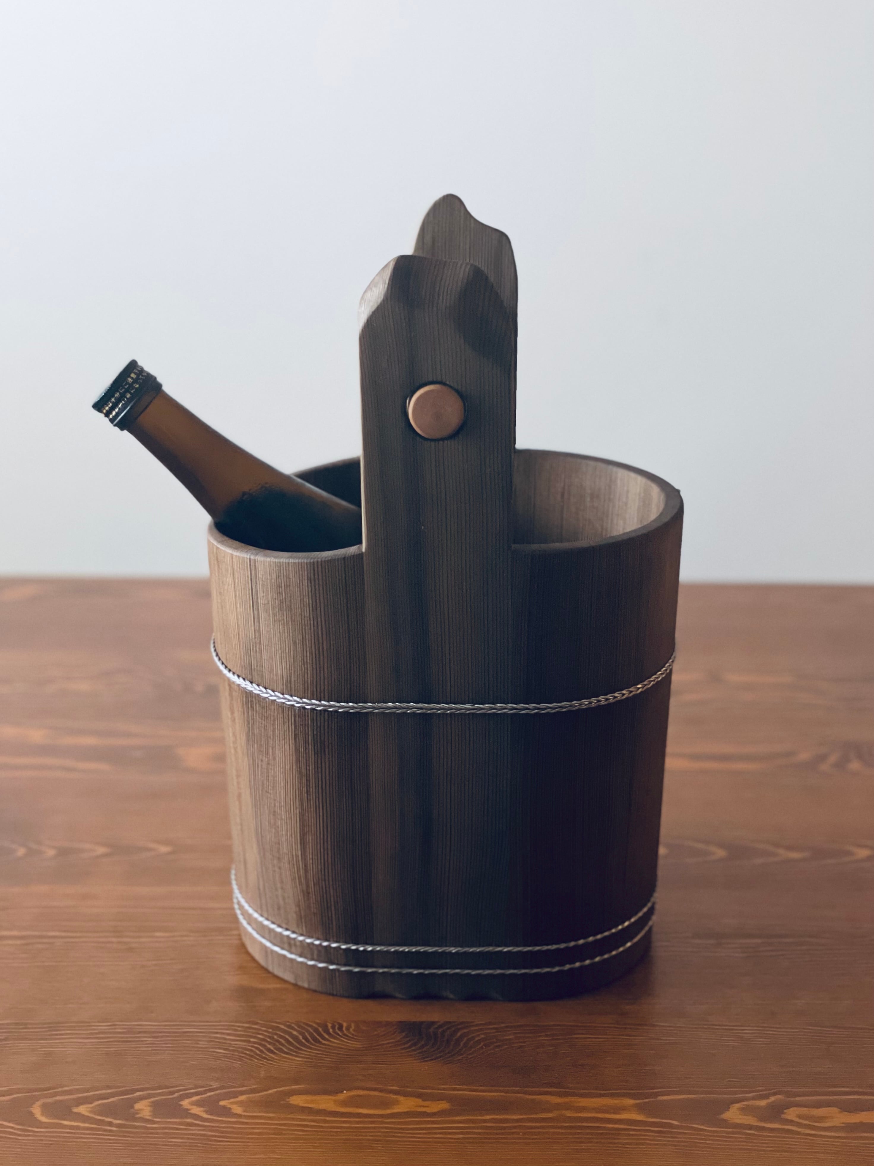 伝統工芸品】木桶のワインクーラー(大) | Tree-Rings