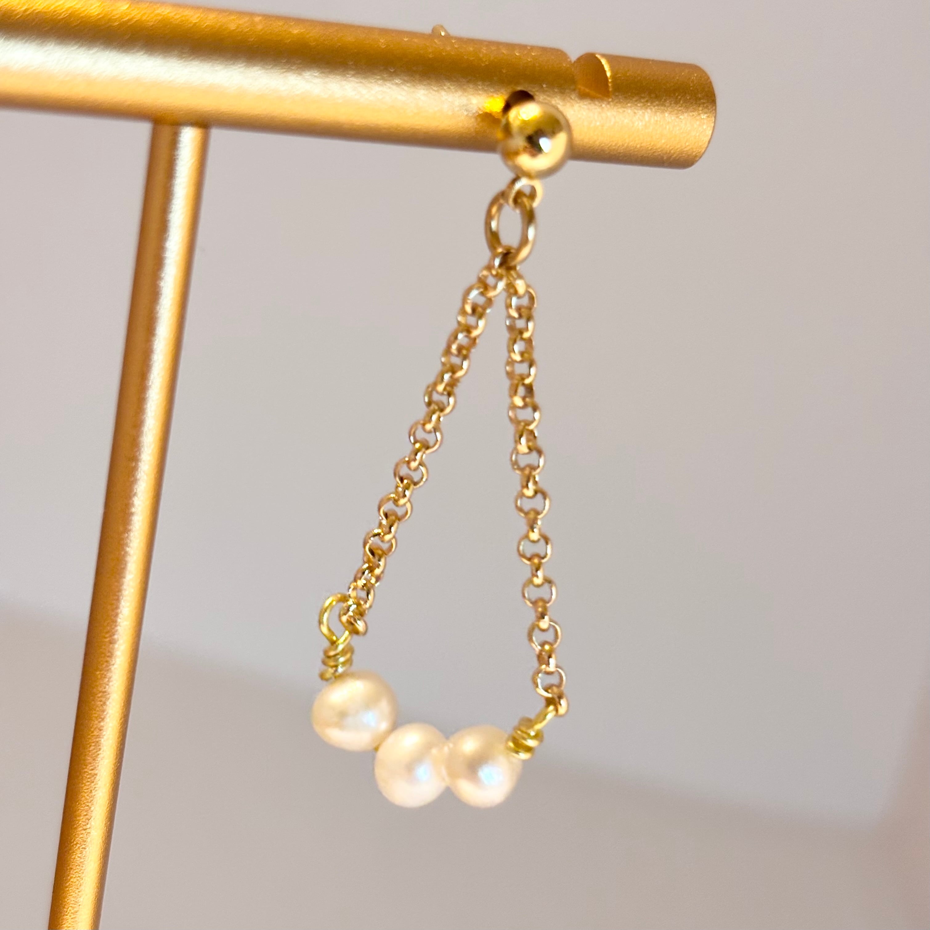 スイングパールピアス/14kgf | Juema ジュエマ