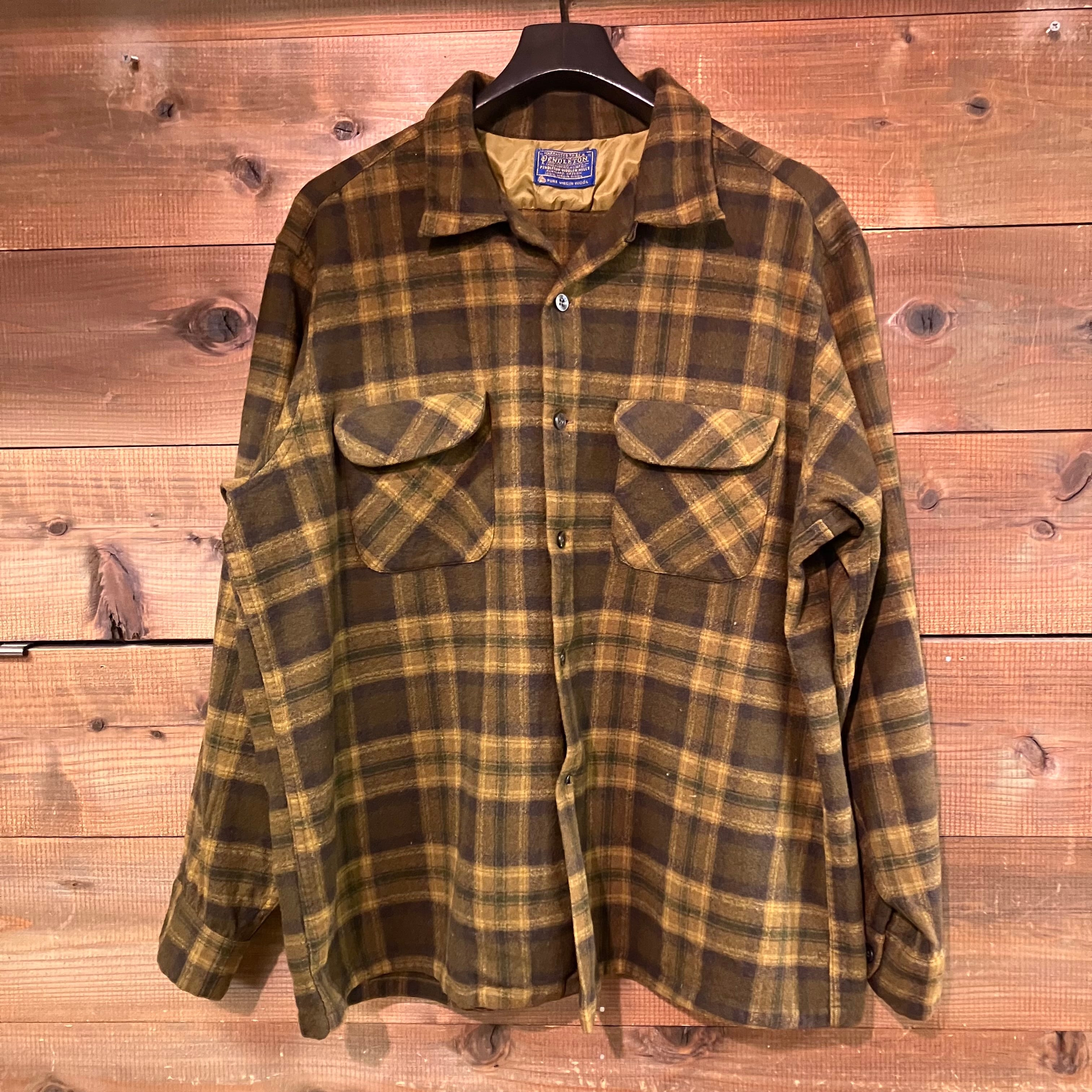 SIR PENDLETON ペンドルトン ボードシャツ L 60's 希少 【公式通販】