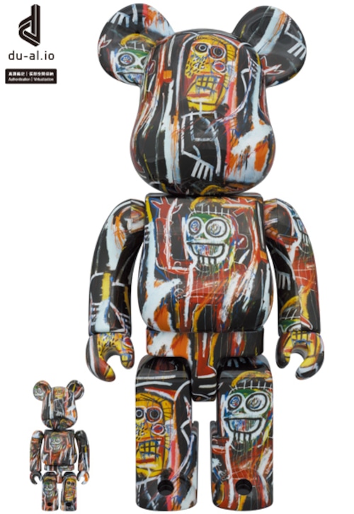 BE@RBRICK JEAN-MICHEL BASQUIAT #11 100％ & 400％